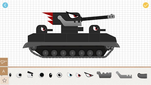 Lắp ráp các bộ phận để tạo thành xe tăng độc đáo của bạn trong game Labo Tank