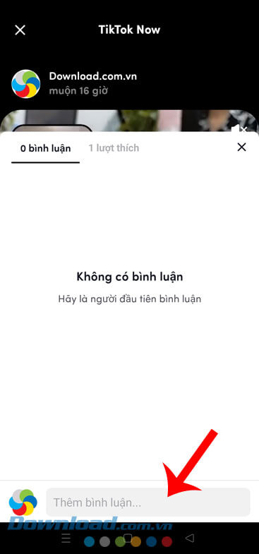 Nhập lời bình cho video của mình