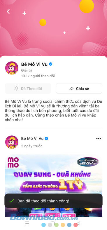  Thực hiện nhiệm vụ để nhận thêm lượt quay