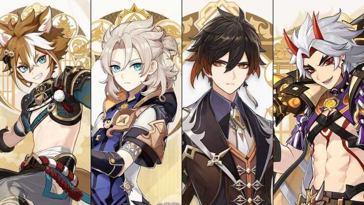 Đội thuần nguyên tố Nham cho Albedo trong Genshin Impact