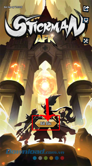 Nhấp chuột vào nút Bắt đầu