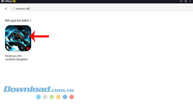 Nhập tên game "Sitckman AFK"