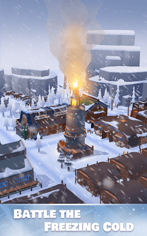 Xây dựng lại thành phố của bạn trong game Frozen City 