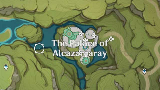 Có 11 bông hoa Padisarah để thu thập quanh Cung điện Alcazarzaray