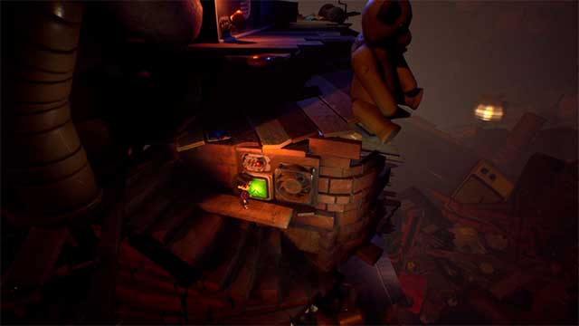 Giải quyết các câu đố, sử dụng các yếu tố môi trường để tạo ra các thiết bị