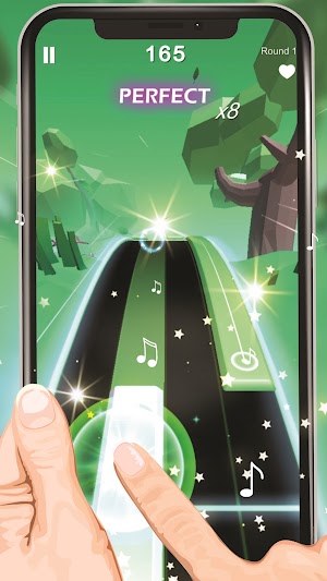 Giao diện piano 3D độc dáo