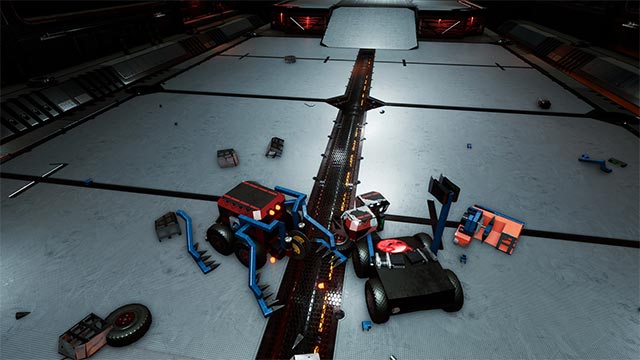 Tận dụng chính môi trường xung quanh để làm lợi thế chiến đấu trong game PitBots