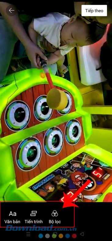  Sử dụng các công cụ chỉnh sửa video