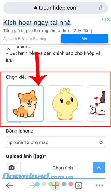 Chọn một thú nuôi bất kỳ