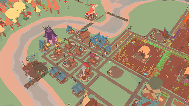 Chế độ sandbox cho phép tự do xây dựng và sắp xếp cuộc sống trên đảo