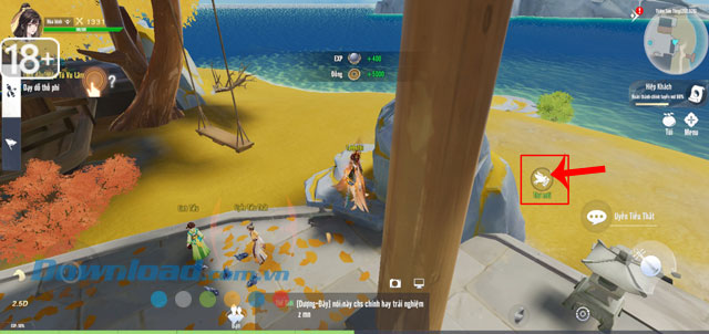 Chạm vào biểu tượng bồ câu đưa thư