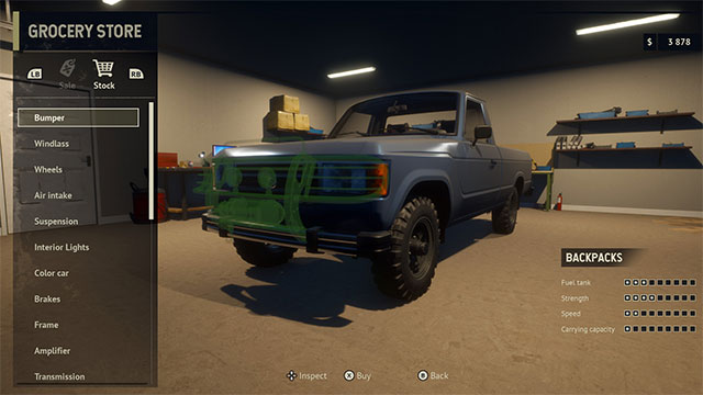 Liên tục nâng cấp chiếc SUV và công cụ, trang bị để hoàn thành nhiệm vụ trong game Offroad Delivery Service