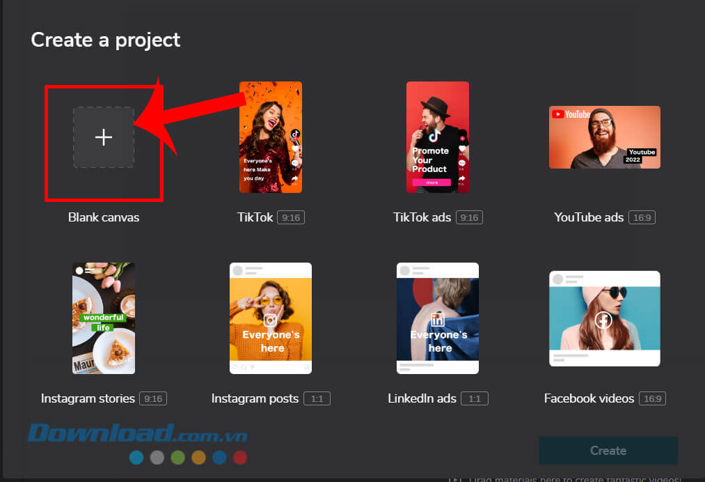 Nhấp chuột vào biểu tượng dấu "+"