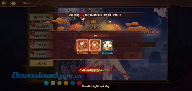 Chạm vào vị trí bất kỳ trên màn hình