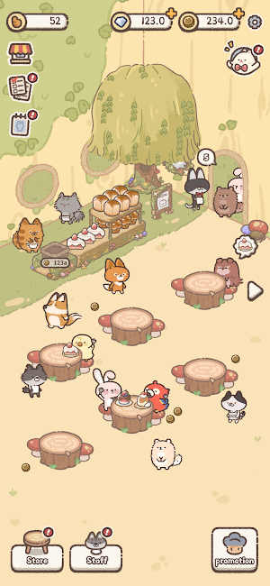 Meow Bakery là một game mô phỏng quản lý tiệm bánh của mèo siêu dễ thương