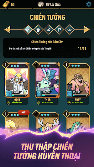 Thu thập tướng mạnh 