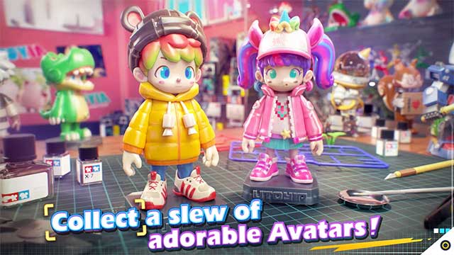 Utoyia có rất nhiều nhân vật có tạo hình dễ thương để bạn lựa chọn