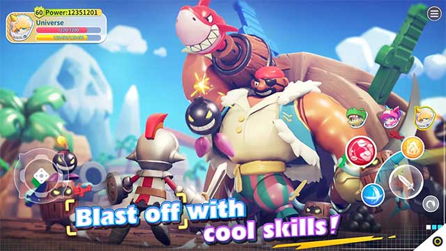 Trang bị cho mình những món vũ khí độc đáo và chiến đấu với các đối thủ 