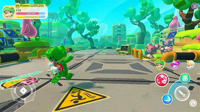 Đồ họa 3D siêu dễ thương với các nhân vật và môi trường được thiết kế ngộ nghĩnh