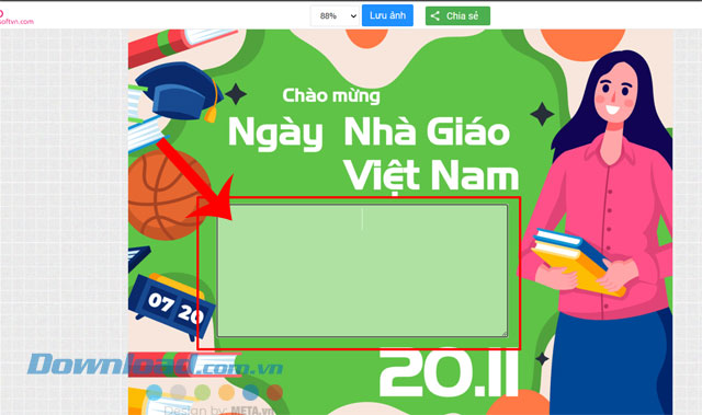 Nhập lời chúc 20/11