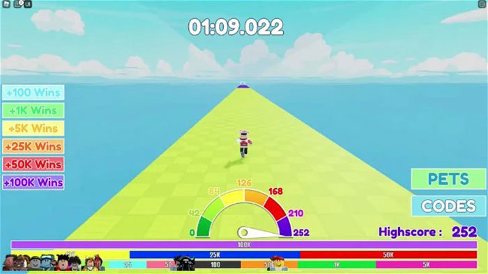 Người chơi càng click chuột nhiều thì cơ hội chiến thắng trong Race Clicker càng cao