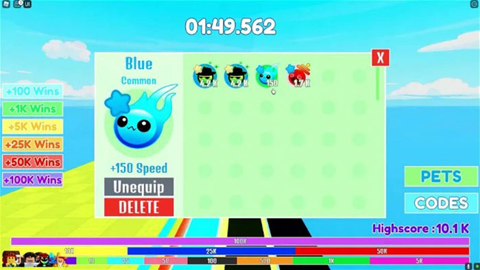 Race Clicker có rất nhiều thú cưng để người chơi thu thập
