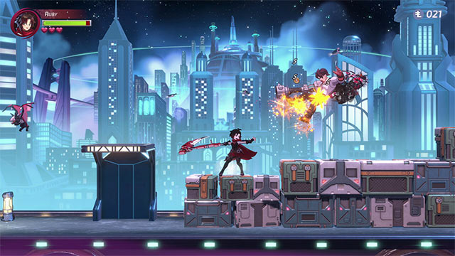 Gameplay của RWBY: Arrowfell pha trộn giữa phiêu lưu chiến đấu với đi cảnh 2D cổ điển