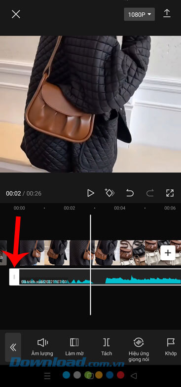 Điều chỉnh thời gian hiển thị của âm thanh