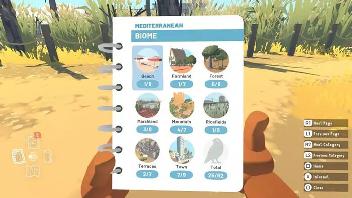 Sách hướng dẫn giúp người chơi tìm các loài động vật