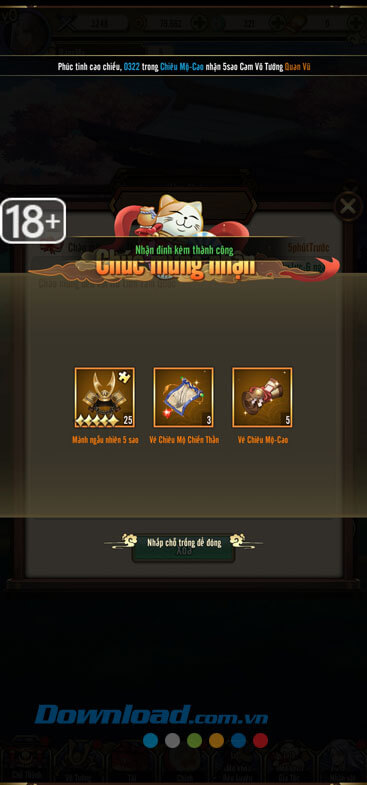 Ấn vào vị trí bất kỳ trên màn hình