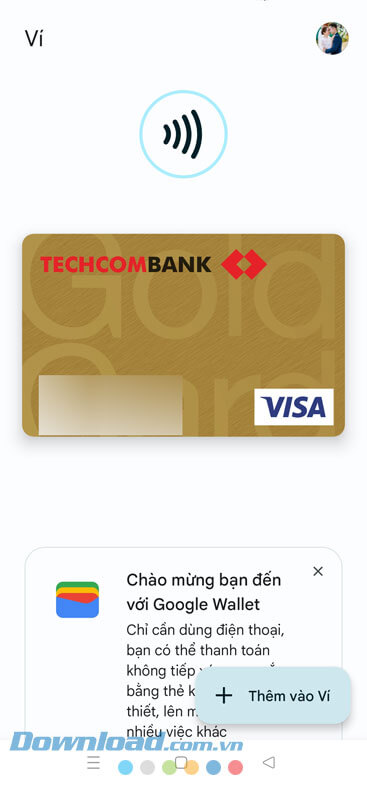Bắt đầu sử dụng và thanh toán bằng thẻ trên ứng dụng Google Wallet