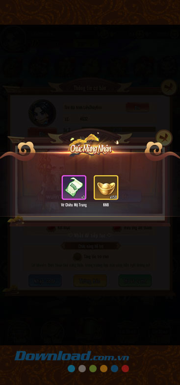 Chạm vào vị trí bất kỳ trên màn hình