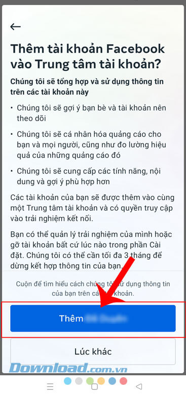 Ấn vào nút Thêm
