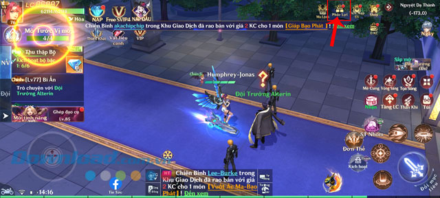 Ấn vào mục Phúc Lợi