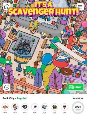 Scavenger Hunt là một game giải đố tìm đồ vật trong tranh vui nhộn
