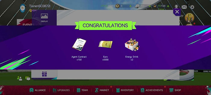 Người chơi sẽ nhận được nhiều vật phẩm hữu ích khi sử dụng code Total Football