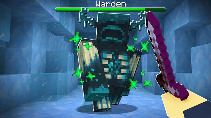 Ném bất kỳ thứ gì xung quanh Warden để đánh lạc hướng nó