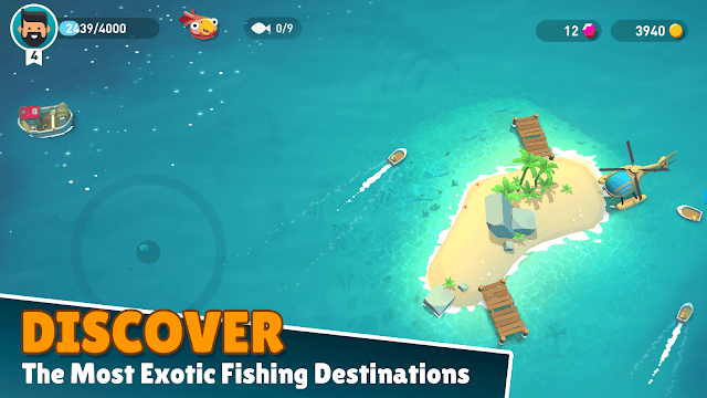 Khám phá những địa điểm câu cá đẹp nhất thế giới trong game Creatures of the Deep: Fishing