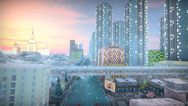 Chinh phục những đường đua Moscow phủ tuyết, khá trơn trượt và ẩn chứa nhiều rủi ro