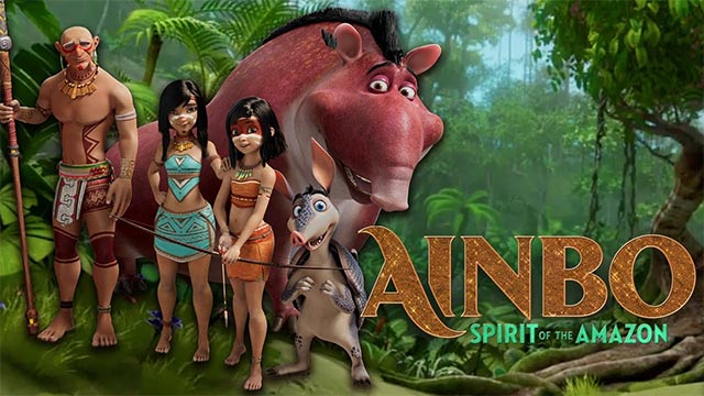 Poster phim hoạt hình Ainbo: Nữ Chiến Binh Amazon