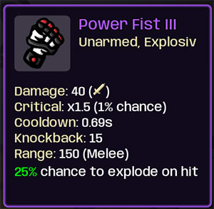Chiến thắng với nhân vật Brawler để nhận Power Fist III