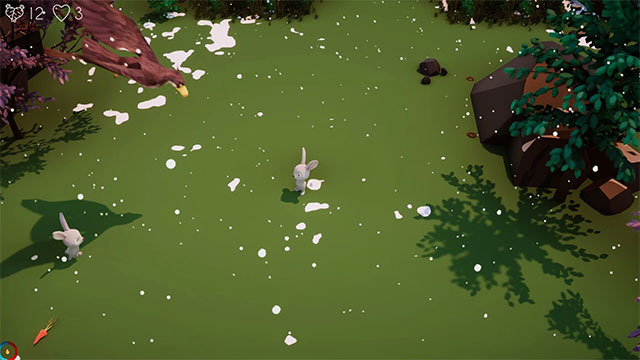 Chơi Bunny Game và đối mặt với vô vàn chướng ngại vật cùng điều kiện thời tiết luôn thay đổi