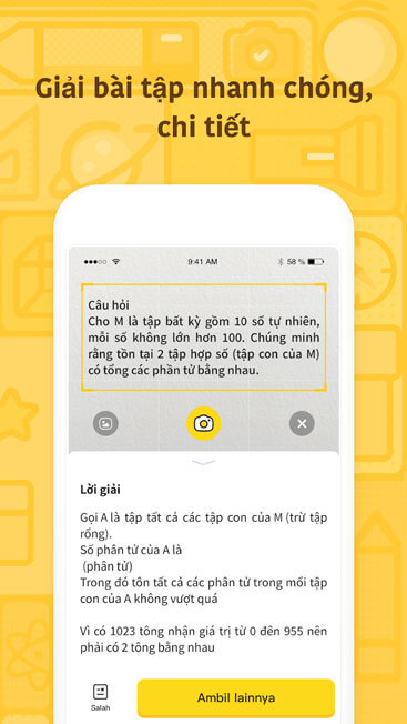 Giải bài tập nhanh chóng