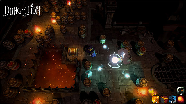 Lối chơi của Dungellion game là sự pha trộn giữa Roguelite, ARPG và Battle Royale thời thượng