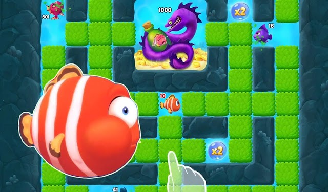 Lối chơi đơn giản, điều khiển cá của bạn bằng một ngón tay