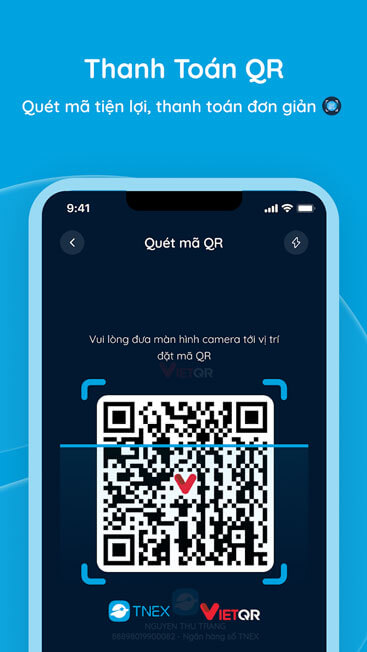 Thanh toán nhanh bằng quét mã QR