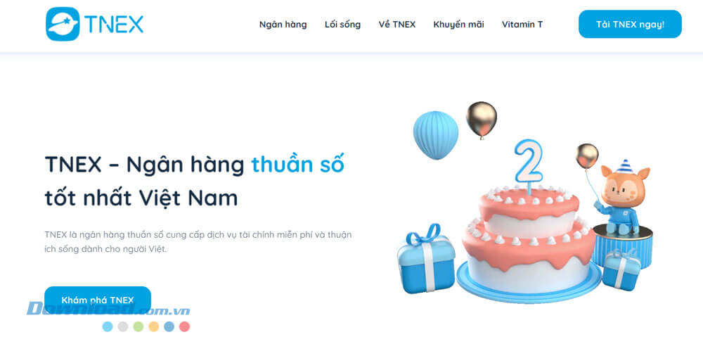 TNEX - Ngân hàng thuần số 