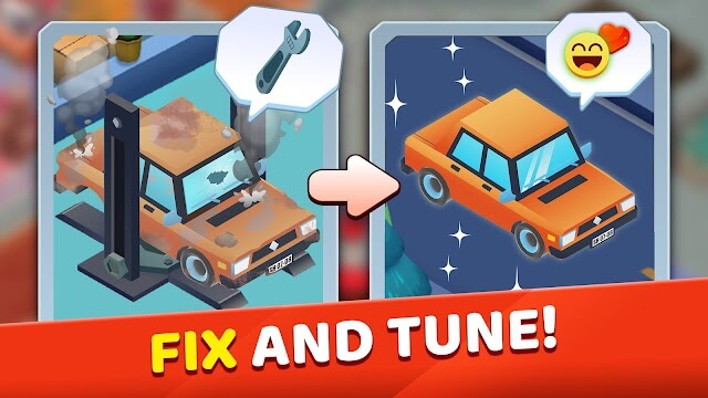 Sửa chữa và tân trang những chiếc xe ô tô trong game Tiny Auto Shop 2: Car Mechanic