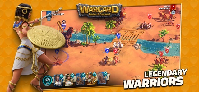 Chiến đấu với các chiến binh huyền thoại trong Wargard Realm of Conquest