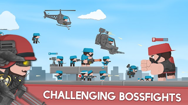 Nhân bản binh lính và thách thức những con trùm mạnh mẽ trong game Clone Armies